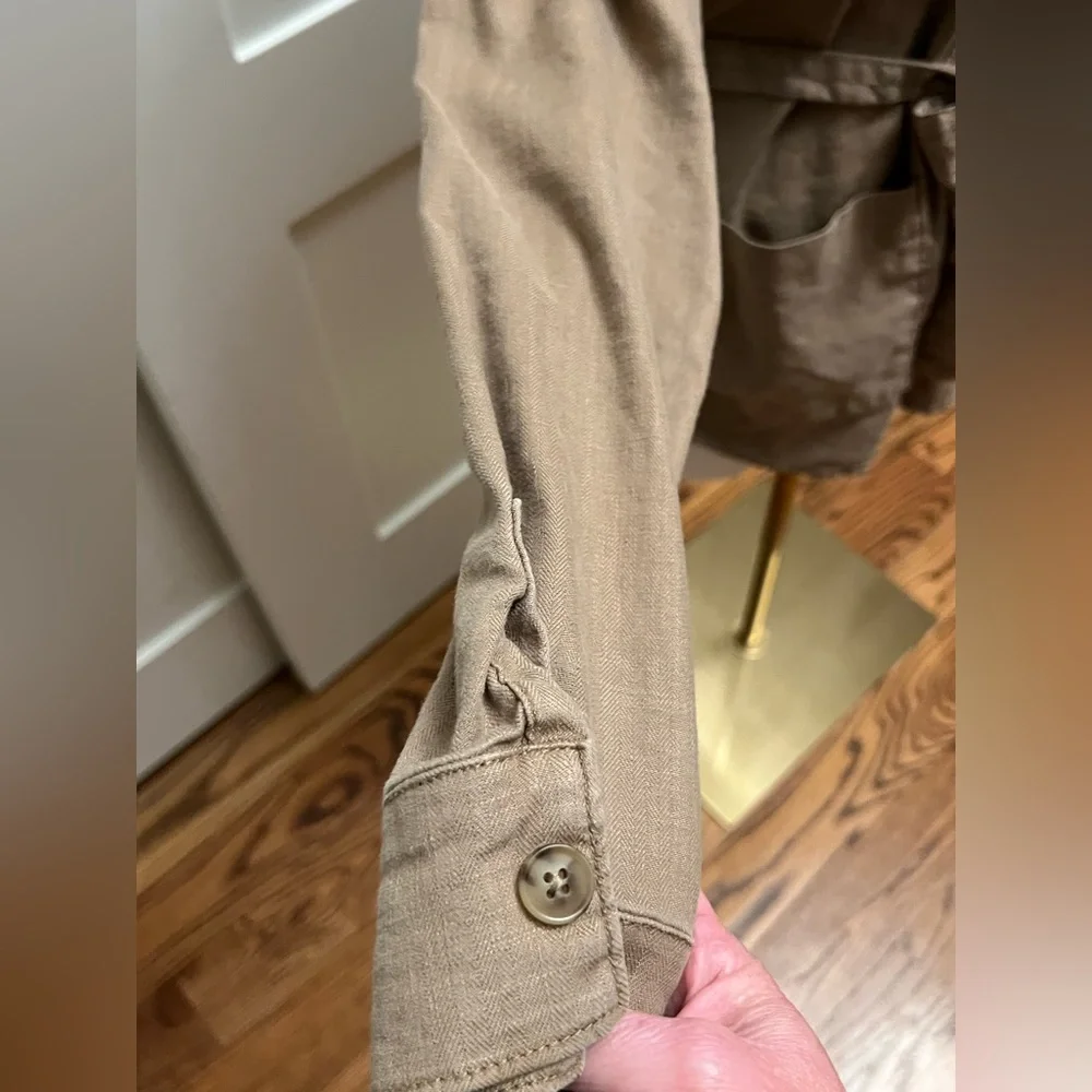 Evereve Level 99 Women's Khaki Utility Jacket - Picture 8 of 12